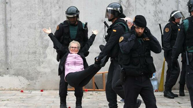 La actuación de la policia