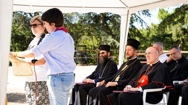 Scouts en la Jornada de Oración por el Cuidado de la Creación 2022 en Madrid