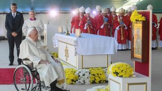 Francisco, en la misa de hoy