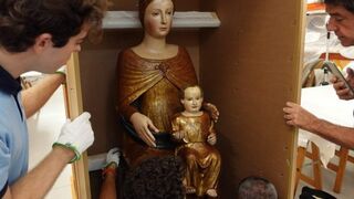 Talla gótica de la Virgen de la Merced