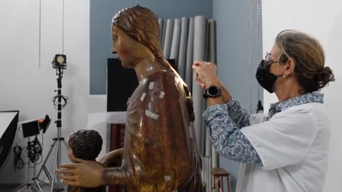Virgen de la Merced, estudio