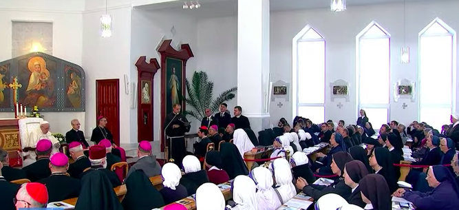 Encuentro del Papa con las comunidades cristianas de Kazajistán