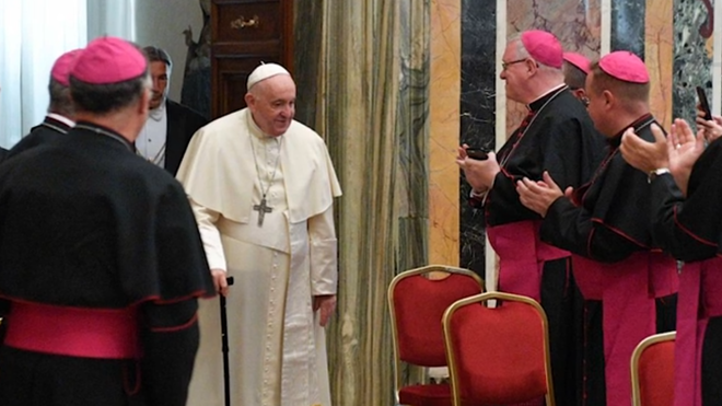 Encuentro de Francisco con los nuevos obispos