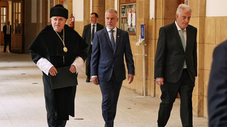 El rector Guibert, con el lehendakari, Íñigo Urkullu