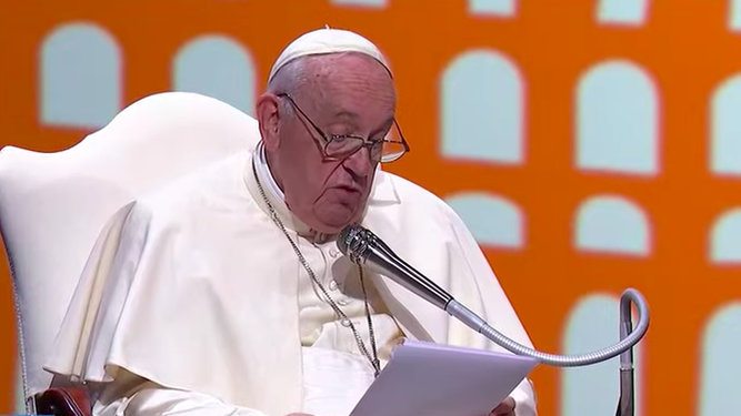 Discurso del Papa a los jóvenes de Asís