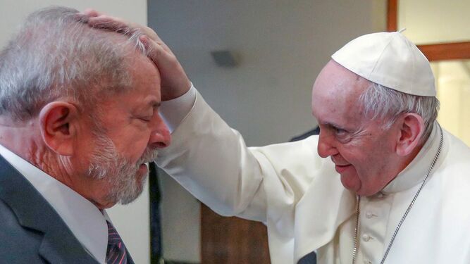 Lula, con Francisco en el Vaticano