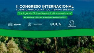 II Congreso Internacional sobre Cambio Climático y Biodiversidad