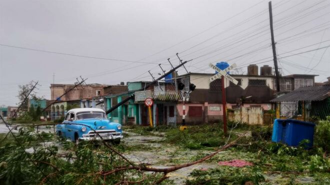 Efectos del huracán Ian en la isla