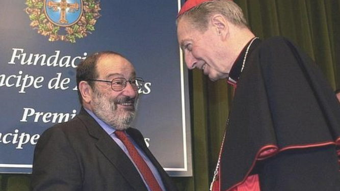 Umberto Eco y Carlo María Martini