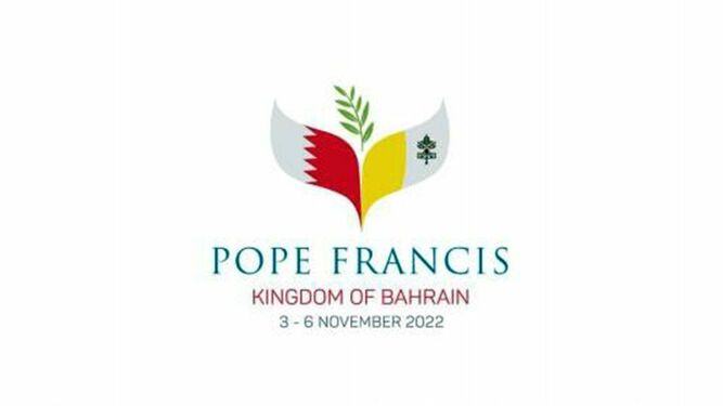 Logotipo del viaje del Papa a Bahrein