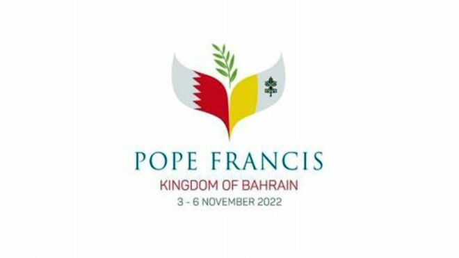 Logo del viaje del Papa a Bahrein