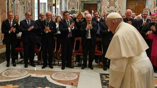 El Papa a la Centesimus Annus