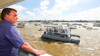 Bolsonaro, en la procesión del Cirio