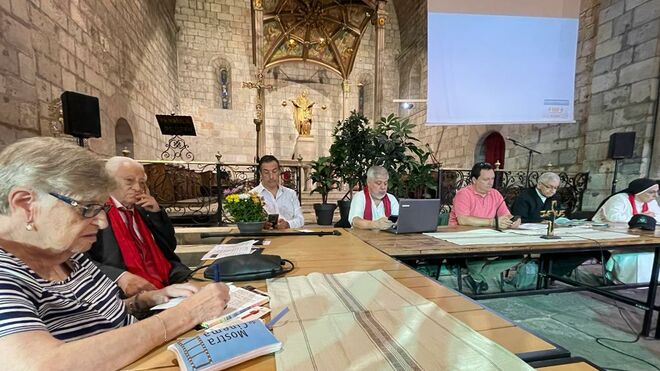 Algunos de los participantes en el encuentro de iglesias hospitales de campaña en Santa Anna