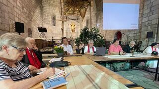 Algunos de los participantes en el encuentro de iglesias hospitales de campaña en Santa Anna