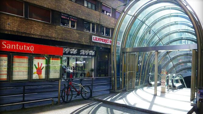 Metro de Bilbao. Estación Santutxu