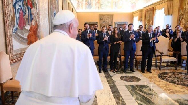Francisco, con los empresarios españoles