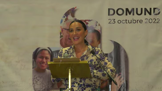 Tamara Falcó, durante su pregón