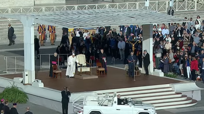 El Papa, en la audiencia