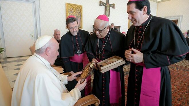 Encuentro Obispos brasileños con el Papa Francisco - Foto Vatican Media
