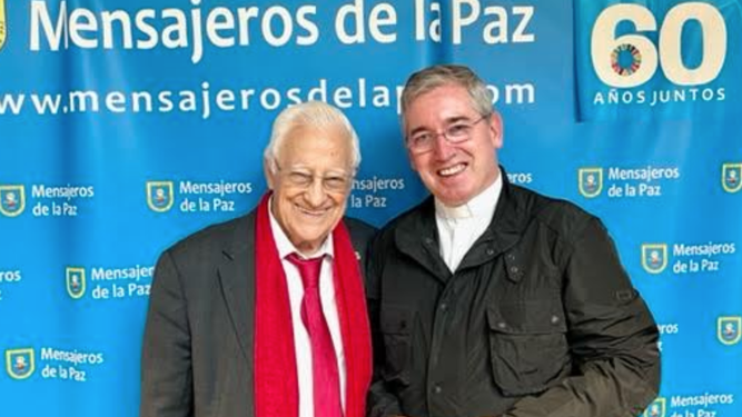 El Padre Ángel y el padre Fernando Prado