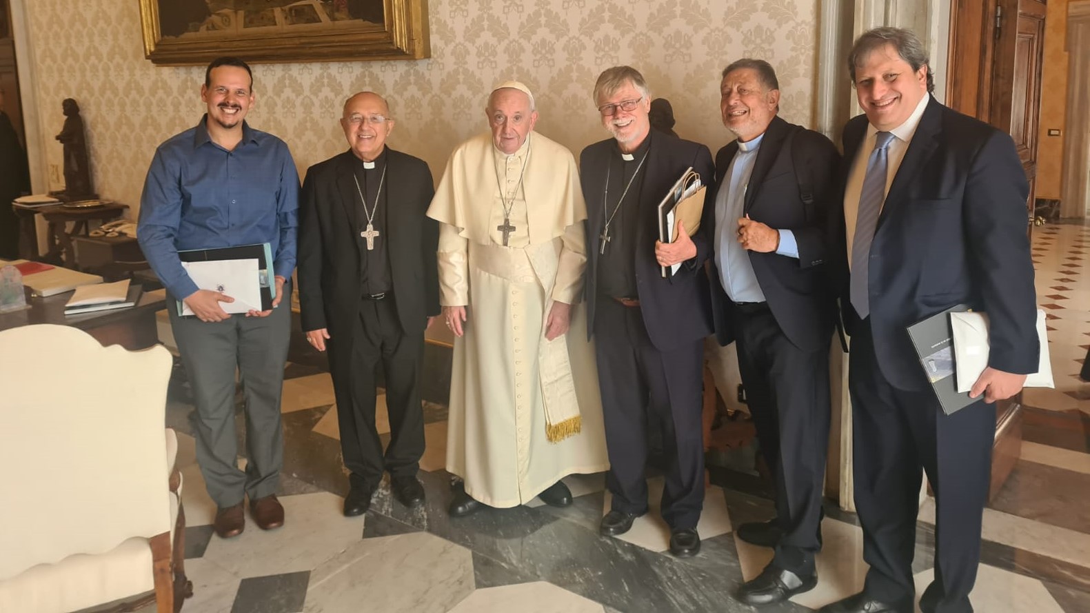 Encuentro del Papa con la Presidencia de la CEAMA