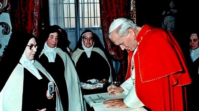 Juan Pablo II, en Alba de Tormes