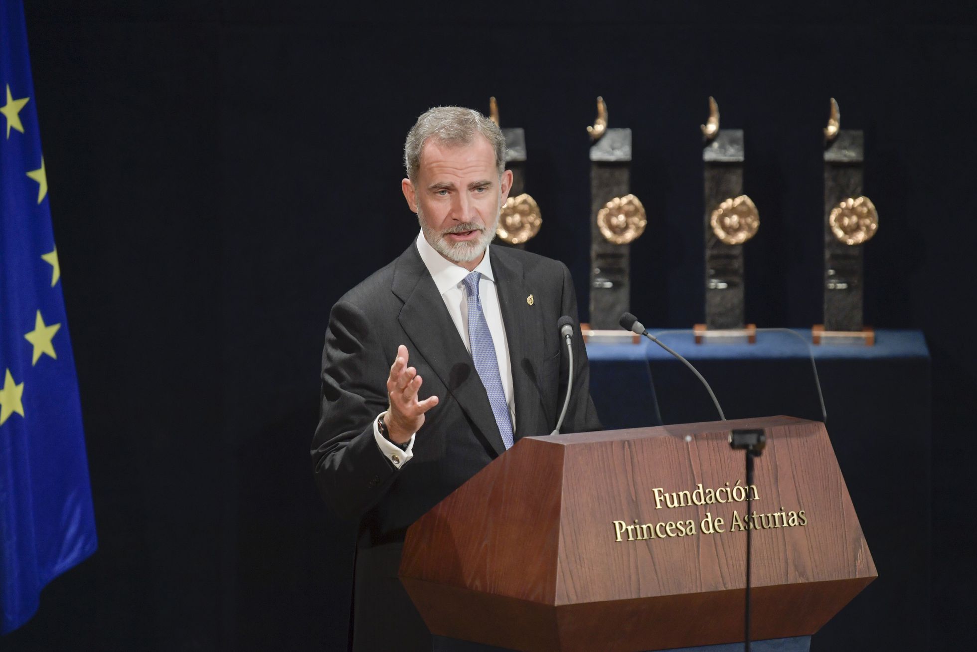 El rey Felipe VI  en  los Premios Princesa de Asturia