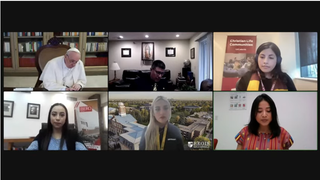 Encuentro Papa Francisco con universitarios de América