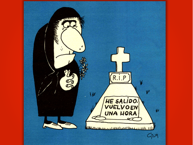 Día de difuntos (según Gila)