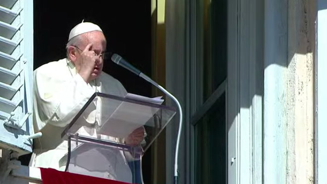 Francisco, en el Angelus de hoy