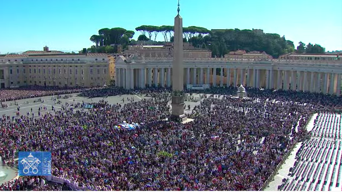 La plaza de San Pedro, hoy