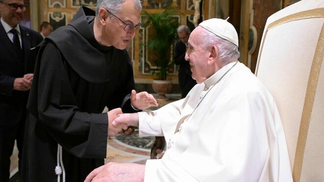 Francisco, con los miembros de la Coordinadora