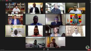 Papa Francisco con los universitarios africanos