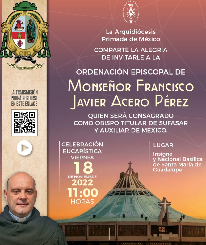 Acero, consagración episcopal
