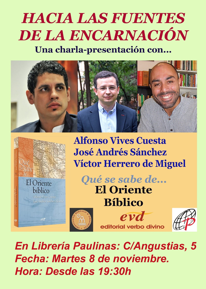 Editorial Verbo Divino. Cartel de la presentación