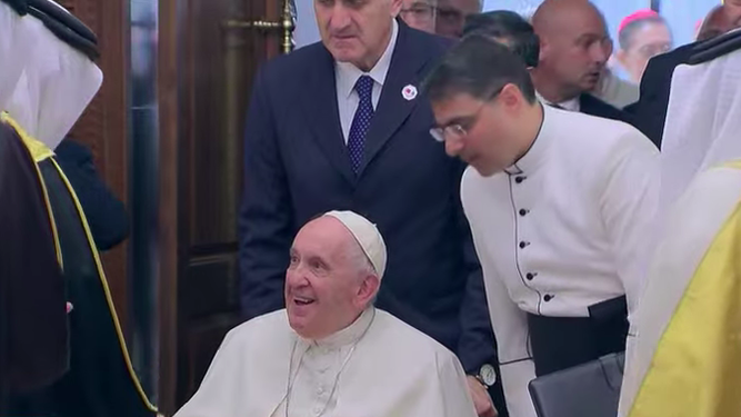 El Papa, en Bahrein