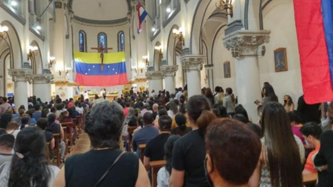 Migrantes venezolanos en Argentina
