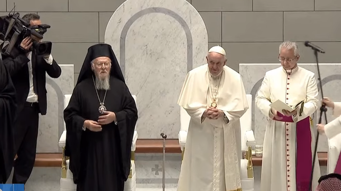El Papa y Bartolomé