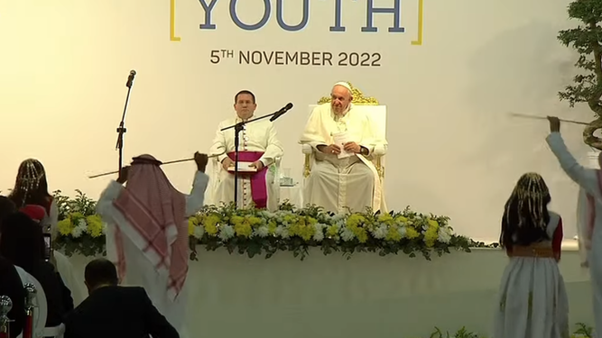 Danza ante el Papa