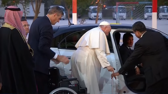 Papa en Bahrein