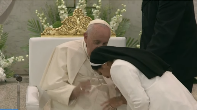 El Papa y Sor Celine