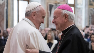 Francisco, con Paglia