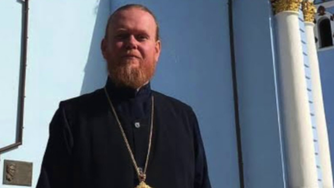 Yevstratiy Zoria, portavoz de la Iglesia Ortodoxa ucraniana