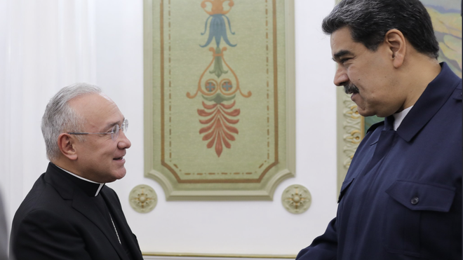 Maduro y monseñor Peña, dos venezolanos cara a cara