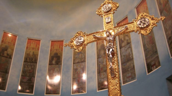 Interior de la iglesia