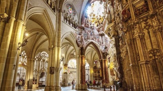 Interior de la catedral de Toledo