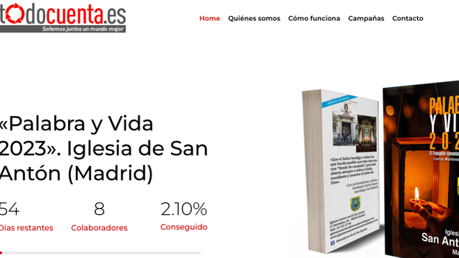 Nace 'Todo cuenta', un espacio de crowfunding para apoyar campañas solidarias de evangelización