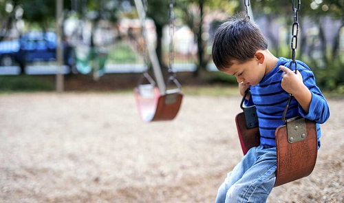 Niño triste
