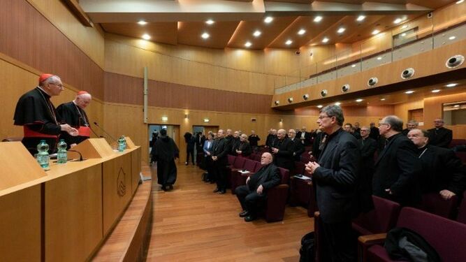 Reunión de la Curia y los obispos alemanes